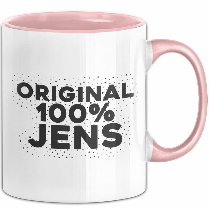 Jens Tasse Original 100% Jens Geschenk Rosa Trendation