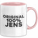Jens Tasse Original 100% Jens Geschenk Rosa Trendation