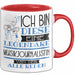 Musikjournalistin Tasse Geschenk Ich Bin Diese Eine Legendäre Musikjournalistin Von Der Alle Reden Geschenkidee Geburtstag Weihnachten Rot Trendation