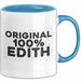 Edith Tasse Original 100% Edith Geschenk Blau Trendation