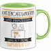 Katzencafégängerin Und Prinzessin Tasse Geschenk Für Eine Katzencafégängerin Geburtstag Was Ist Deine Superkraft Grün Trendation