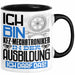 Kfz-Mechatroniker Ausbildung Tasse Geschenk Ich Bin Kfz-Mechatroniker In Der Ausbildung Ich Darf Das Geschenkidee Spruch Schwarz Trendation