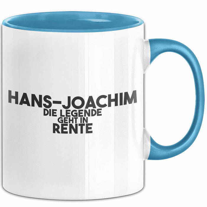 Hans-Joachim Tasse Hans-Joachim – Die Legende Geht In Rente Geschenk