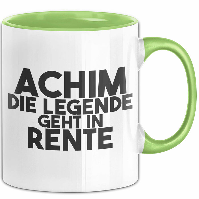 Achim Tasse Achim – Die Legende Geht In Rente Geschenk