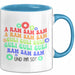 Büroarbeit Kollege Tasse Geschenk Lustige Geschenkidee Spruch Blau Trendation
