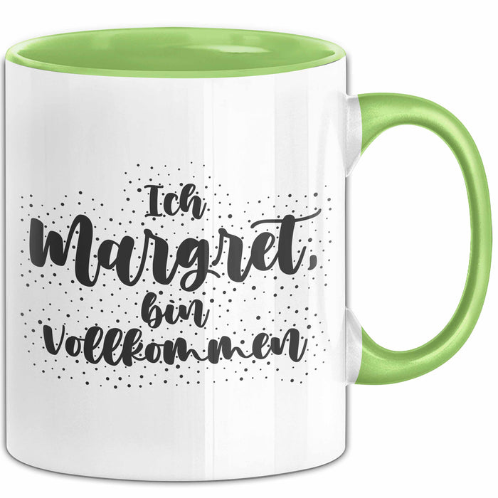 Margret Tasse Ich Margret, Bin Vollkommen Geschenk Grün Trendation