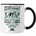 TRENDATION 40. Geburtstag Tasse Frau Mann Geschenk 40er Geschenkidee 40 Mutter Vater Schwarz Trendation