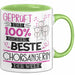 Chorsängerin Geschenk Becher Tasse Gott Schuf Alle Menschen Gleich Nur Die Besten Durfeten Chorsängerin Werden Geschenkidee Lustig Grün Trendation