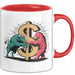 Börsenhändler Tasse Geschenkidee für Wall Street Fans Rot Trendation