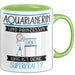 Aquarianerin Und Prinzessin Tasse Geschenk Für Eine Aquarianerin Geburtstag Was Ist Deine Superkraft Grün Trendation