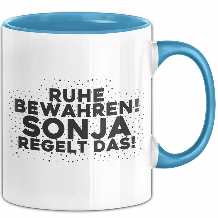Sonja Tasse Ruhe Bewahren! Sonja Regelt Das! Geschenk