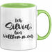 Silvia Tasse Ich Silvia, Bin Vollkommen Geschenk Grün Trendation