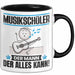 Musikschüler Tasse Geschenk für Musikschüler Der Mann Der Alles Kann Geschenkidee zum Geburtstag Schwarz Trendation