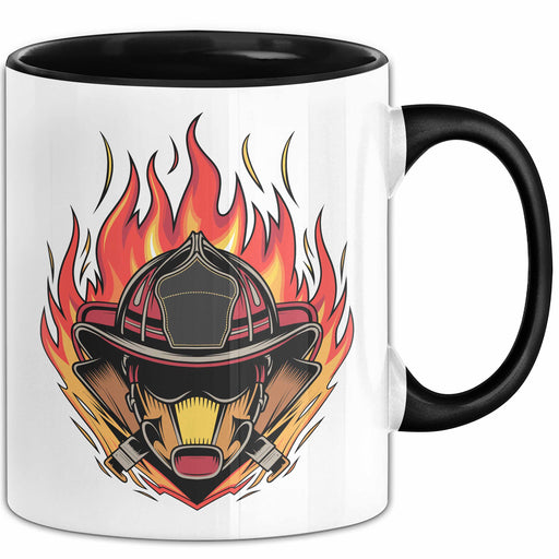 Feuerwehrmann Tasse Geschenkidee für Feuerwehrmann Spruch Trendation