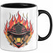 Feuerwehrmann Tasse Geschenkidee für Feuerwehrmann Spruch Trendation