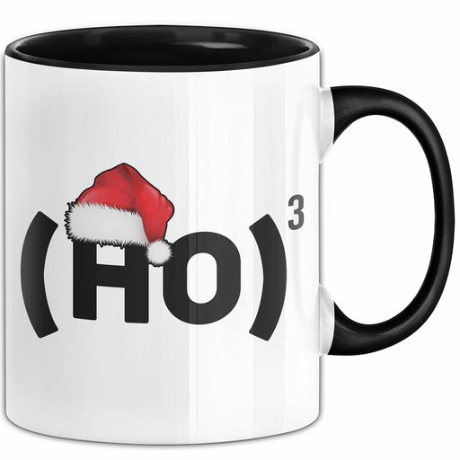 Chemielehrer Unterricht Tasse Geschenk Lustige Geschenkidee Spruch Ho Ho Ho Christmas Santa Trendation