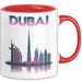 Dubai VAE Tasse Geschenk Lustige Geschenkidee Spruch Rot Trendation