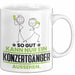 Konzertgänger Geschenk Tasse So Gut Kann Nur Ein Konzertgänger Aussehen Geschenkidee Kaffee-Becher Weiß Trendation