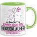 Hürdenläufer Geschenk Tasse So Gut Kann Nur Ein Hürdenläufer Aussehen Geschenkidee Kaffee-Becher Grün Trendation