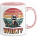 Schwarze Katze Weihnachtsfeier Tasse Geschenk Lustige Geschenkidee Spruch Was Rosa Trendation