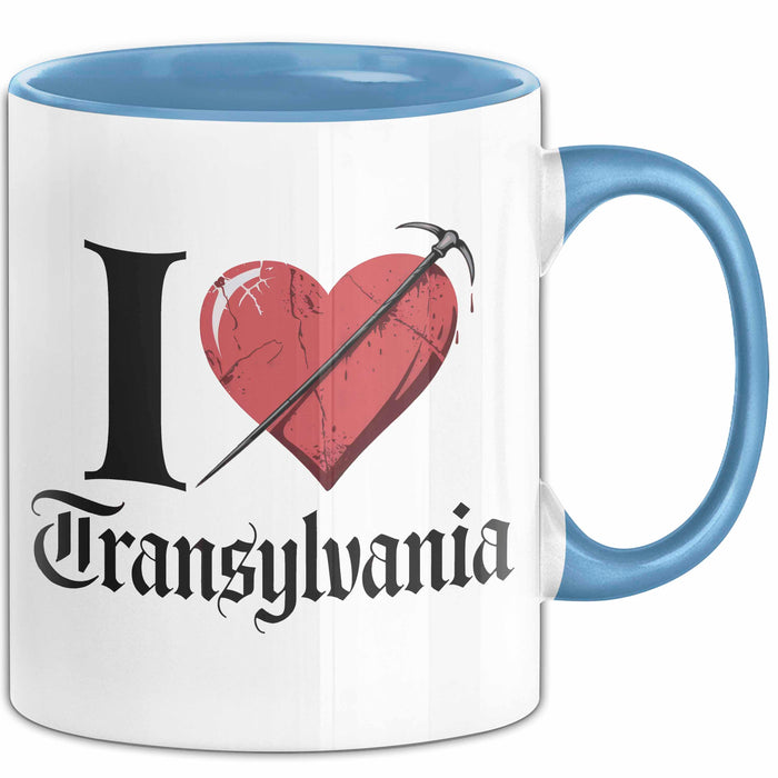 Transsilvanien Tasse Geschenk Lustige Geschenkidee Spruch Blau Trendation