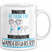 Wanderführerin Tasse Geschenk Becher Stark Attraktiv Furchtlos Wanderführerin Lustige Geschenkidee Weiß Trendation