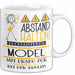 Model Tasse Geschenk Lustig Abstand Halten Hochleistungs-Model Mit Drang Zur Perfektion Bei Der Arbeit Weiß Trendation