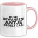 Antje Tasse Ruhe Bewahren! Antje Regelt Das! Geschenk Rosa Trendation