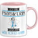 Physikerin Tasse Geschenk Ich Bin Physikerin Warum Weil Ich Es Kann Geschenkidee Geburtstag Rosa Trendation
