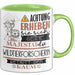 Wildtierforscherin Tasse Geschenk Lustiger Spruch Bitte Erheben Sie Sich Seine Majestät Die Wildtierforscherin Betritt Den Raum Grün Trendation