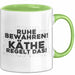 Kaethe Tasse Ruhe Bewahren! Kaethe Regelt Das! Geschenk Grün Trendation