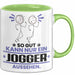 Jogger Geschenk Tasse So Gut Kann Nur Ein Jogger Aussehen Geschenkidee Kaffee-Becher Grün Trendation