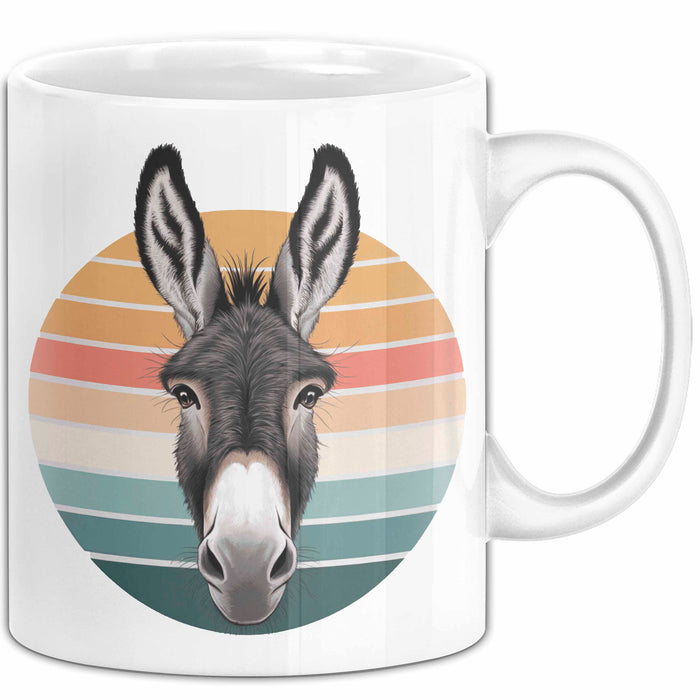 Eselbauer Esel Tier Tasse Geschenk Lustige Geschenkidee Spruch Weiß Trendation