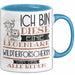 Wildtierforscherin Tasse Geschenk Ich Bin Diese Eine Legendäre Wildtierforscherin Von Der Alle Reden Geschenkidee Geburtstag Weihnachten Blau Trendation