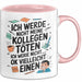 Bürokollege Tasse Geschenkidee Ich Töte Meine Kollegen Nicht Rosa Trendation