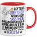 Orchestermusiker Geschenk Tasse Lustiger Spruch Erheben Sie Sich Der Orchestermusiker Betritt den Raum Rot Trendation