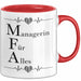 Medizinischer Assistent Arzt Tasse Geschenk Lustige Geschenkidee Spruch Managerin Für Alles Rot Trendation
