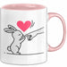 Kaninchen Hase Tierliebhaber Tasse Geschenk Lustige Geschenkidee Spruch Rosa Trendation
