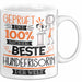Beste Hundefrisörin Der Welt Tasse Geschenk für Eine Hundefrisörin Geprüft Und Sicher Geschenkidee Geburtstag Weihnachten Weiß Trendation