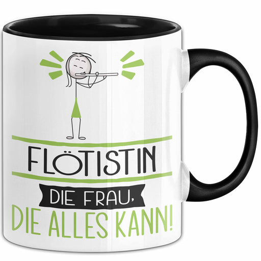 Flötistin Geschenk Tasse Becher Die Frau Die Allen Kann Geschenkidee für eine Flötistin Lustig Trendation