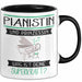Pianistin Und Prinzessin Tasse Geschenk Für Eine Pianistin Geburtstag Was Ist Deine Superkraft Trendation