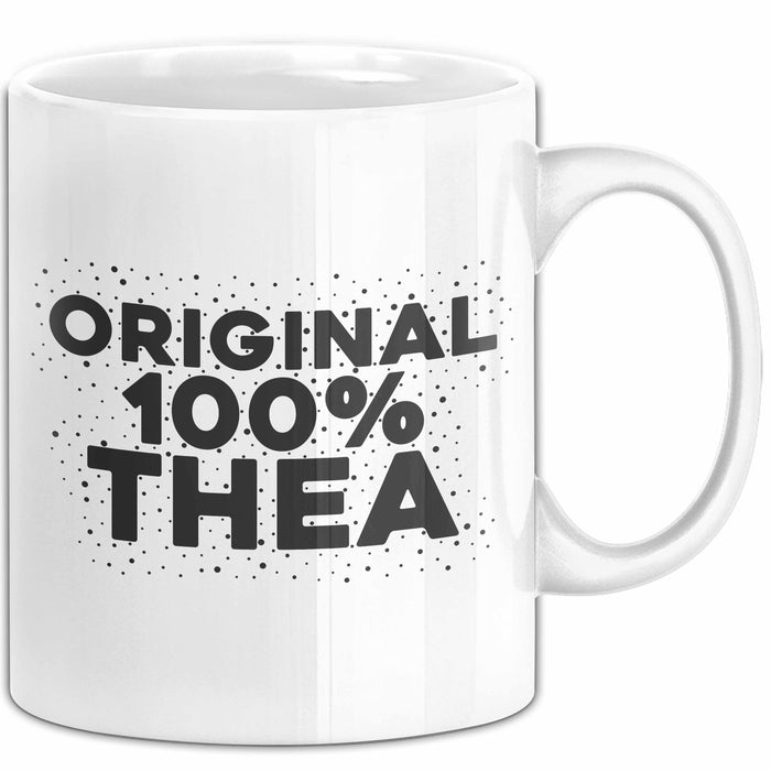Thea Tasse Original 100% Thea Geschenk Weiß Trendation