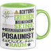 Posaunist Geschenk Tasse Lustiger Spruch Erheben Sie Sich Der Posaunist Betritt den Raum Grün Trendation