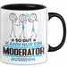 Moderator Geschenk Tasse So Gut Kann Nur Ein Moderator Aussehen Geschenkidee Kaffee-Becher Schwarz Trendation