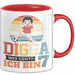 Digga Tasse Geschenk Siebter Geburtstag Lustiger Spruch Was Geht Rot Trendation