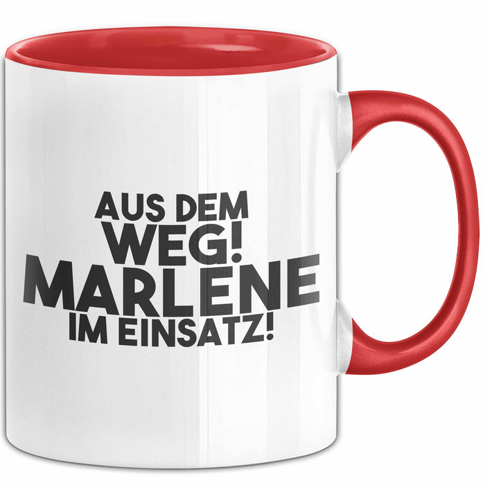 Marlene Tasse Aus Dem Weg! Marlene Im Einsatz! Geschenk