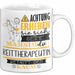 Reittherapeutin Tasse Geschenk Lustiger Spruch Bitte Erheben Sie Sich Seine Majestät Die Reittherapeutin Betritt Den Raum Weiß Trendation