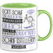 Schriftstellerin Geschenk Becher Tasse Gott Schuf Alle Menschen Gleich Nur Die Besten Durfeten Schriftstellerin Werden Geschenkidee Lustig Grün Trendation