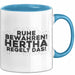 Hertha Tasse Ruhe Bewahren! Hertha Regelt Das! Geschenk Blau Trendation