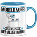 Modelbauer Tasse Geschenk für Modelbauer Der Mann Der Alles Kann Geschenkidee zum Geburtstag Blau Trendation